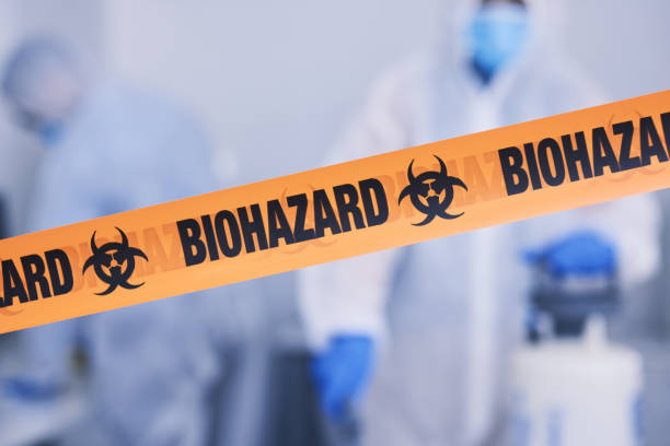 Professional Biohazard technician working in Linn, TX